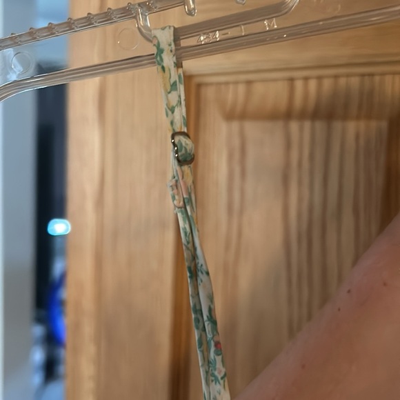 Sisters of the Tribe Floral Maxi Dress with Tie Front & Puff Sleeves | Size 12 - Picture 7 of 8